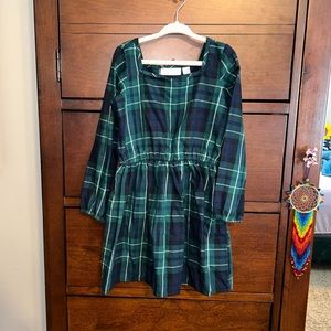 Toddler Girl Plaid Winter Dress 5T